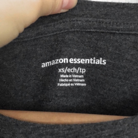 Amazon Essentials Grey long-sleeve tee - Picture 3 of 5